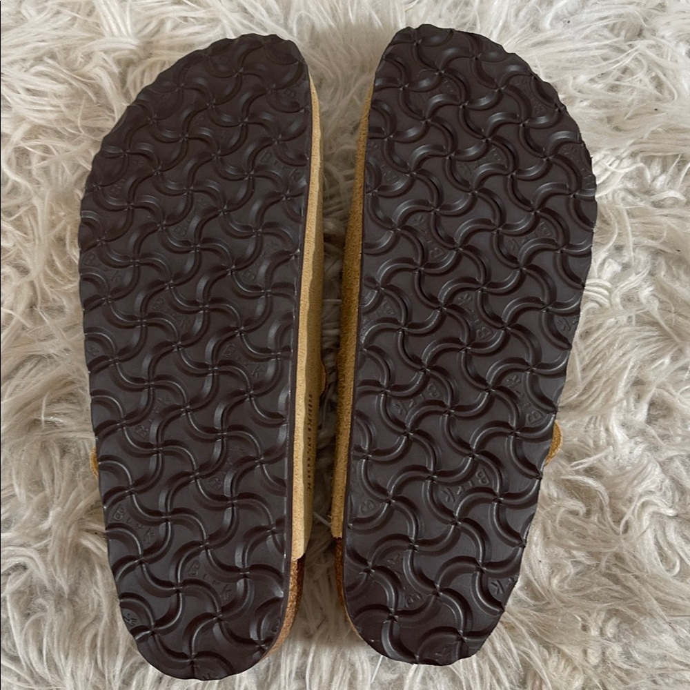 BIRKENSTOCK Boston Clog Latte Cream Leather Slip On Size 9 NEW - Picture 12 of 16